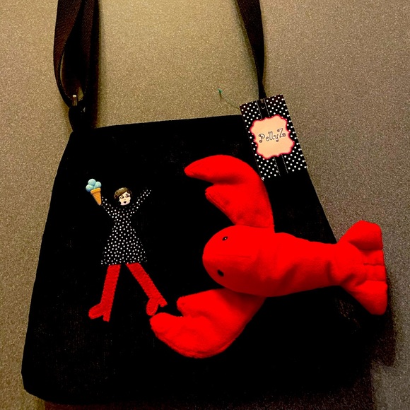 Polly Z girl and lobster purse - Picture 1 of 7